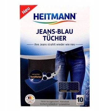 Chusteczki do prania niebieskich tkanian Heitmann
