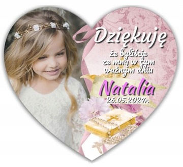 Благодарим гостей Первого Причастия. Благодарим сувенир МАГНИТ + КОНВЕРТ.