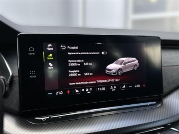 Skoda Octavia IV RS Kombi 2.0 TDI SCR 200KM 2022 Skoda Octavia 2.0TDI 200KM RS DSG l LED Matrix, Pó, zdjęcie 28