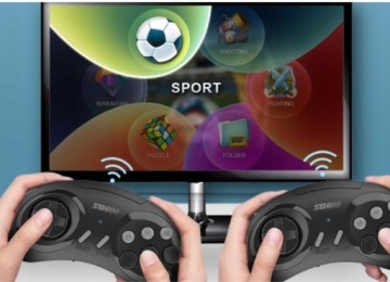 Телевизионная игра ретро -телевизионная беспроводная консоль HDMI 5000+ Games 90S