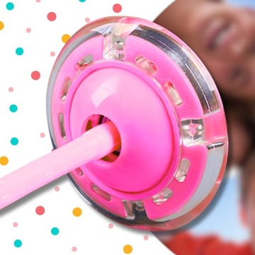 HULA HOP SKAKANKA NA NOGĘ PIŁKA LED KÓŁKO SKIPPER DLA DZIECI