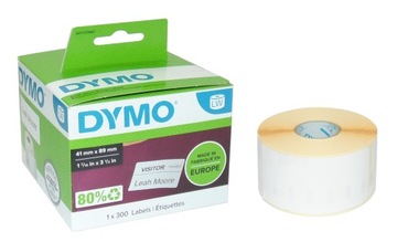 ETYKIETY DYMO 11356 S0722560 41x89mm IDENTYFIKATORY ORYG. - 300 szt.