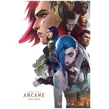 Plakat Arcane League of Legends A1+