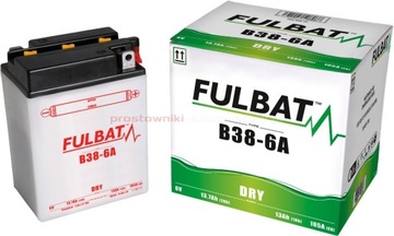 Akumulator Fulbat B38-6A DRY 6V 13.7Ah WETERAN