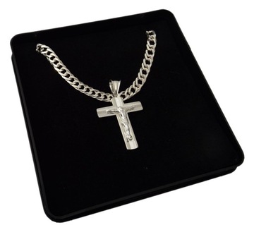 Серебряный мужской крест супер узора (925) -50%