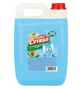 Gold cytrus aloes i awokado do naczyń z glicer. 5l