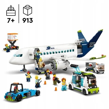 LEGO CITY 60367 ПАССАЖИРСКИЙ САМОЛЕТ В ПОДАРОК ​​НОВЫЙ