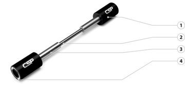 Crash pady CSP do Ducati 848 2008-2013