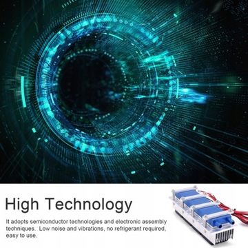 Термоэлектрический охладитель Пельтье мощностью 288 Вт, 12 В постоянного тока
