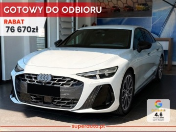 Audi A6 C8 Limousine Facelifting 2.0 40 TDI 204KM 2026 2.0 TDI quattro S line (204 KM) Hak holowniczy, składany mechanicznie