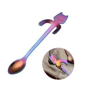 ЛОЖКИ RAINBOW CAT, 2 ШТ, ПОДВЕСИТЬ НА КРУЖКУ