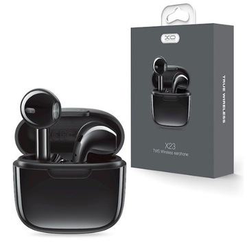 XO słuchawki Bluetooth X23 TWS czarne