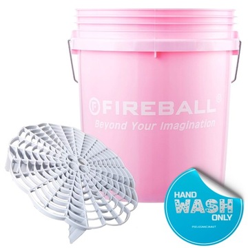 Ведро-сепаратор FIREBALL розовое