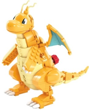 НАБОР ПОДВИЖНЫХ БЛОКОВ ДРАКОНА POKEMON DRAGONITE MEGA CONSTRUX, 387 шт. БЕСПЛАТНО
