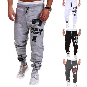 Drawstring Letters Prints Men Pants Summer Cotton