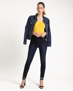 P1P100 PIMKIE__MM6 ŻÓŁTY TOP RAMIĄCZKA BASIC__XS