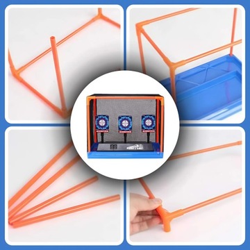 ЭЛЕКТРОННЫЙ ЩИТ ДЛЯ СТРЕЛЬБЫ NERF 3 МИШЕНИ ЗВУКОВЫЕ ЭФФЕКТЫ СВЕТ