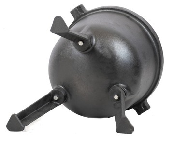 ROSSNER эмалированный чугунный казан 8 л на огне