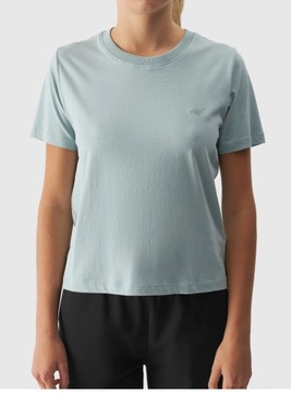 ЖЕНСКАЯ ФУТБОЛКА 4F L ОДНЯЯ ФУТБОЛКА BASIC TTSHF1650 AW24