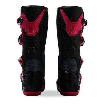 Женские кроссовки для эндуро FOX LADY COMP MAGNETIC черные красные БЕСПЛАТНО