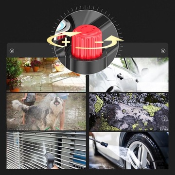 Электрическая мойка высокого давления с трубкой высокой мощности.