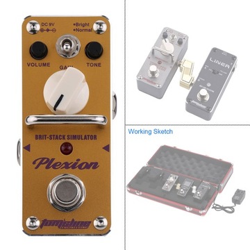 Электрический симулятор Brit-stack AROMA APN-3 Plexion