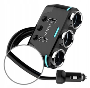 РАЗЪЕМ ПРИкуривателя 12В 24В USB 3.1A