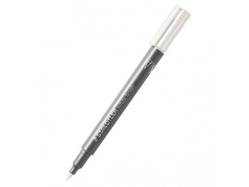 Marker pędzelkowy Staedtler Metallic Brush biały