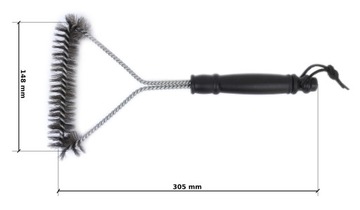 Щипцы 40 см + многоразовый противень + щетка для гриля