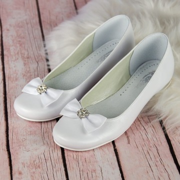 Туфли для причастия для девочек KBD-800 - Размер: 37 -