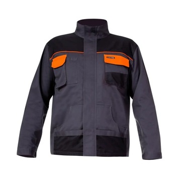 Bluza grafitowo-pomarańczowa, 190g/m², 2L [54] LAHTI PRO (L4040454)