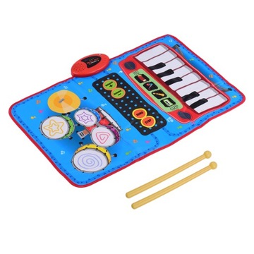 70 * 45cm Electronic Musical Mat Piano and Drum