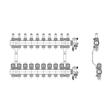 РАСПРЕДЕЛИТЕЛЬ 4 ПОДОГРЕВ ПОЛА
