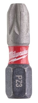 BIT KOŃCÓWKA UDAROWA MILWAUKEE SHOCKWAVE PZ3 25MM