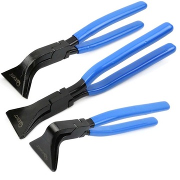 КРОВЕЛЬНЫЕ ЩИПЦЫ ДЛЯ ГИБКИ ЖЕЛЕЗНОГО МЕТАЛЛА, 3x НАБОР ИЗ 3 НАСАДОК 180°, 90°, 45°