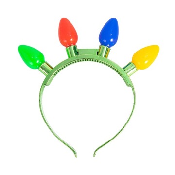 Рождественский головной убор с мигающим светодиодным рождественским головным убором для вечеринок