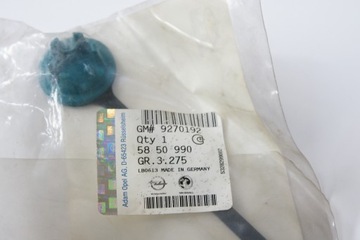 ZÁSLEPKA VENTILU CNG OPEL ASTRA G CORSA C - ORIGINÁLNÍ (9270192)