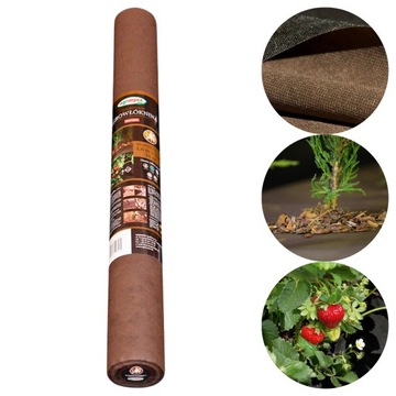 Agrowłóknina Dual czarno-brązowa 1,6x10m Agrimpex Ochrona i estetyka