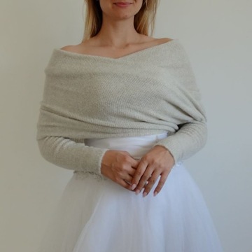 Sweterek Ola Beżowy, 2XL