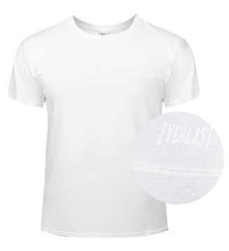 T-shirt koszulka męska EVERLAST bawełna r. L biała