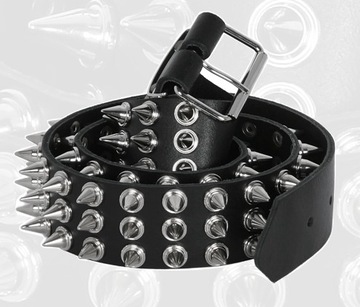 КОЖАНЫЙ РЕМЕНЬ С КЛЕПКАМИ SPIKE SPIKE LEATHER