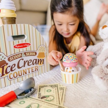 Игрушки для детей Деревянная мороженица Магазин мороженого Игрушка для девочек