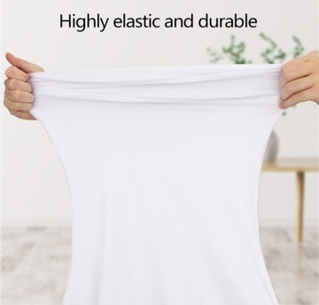 БЕЛЫЙ СВАДЕБНЫЙ БАНКЕТНЫЙ ЧЕХОЛ ДЛЯ СТУЛА