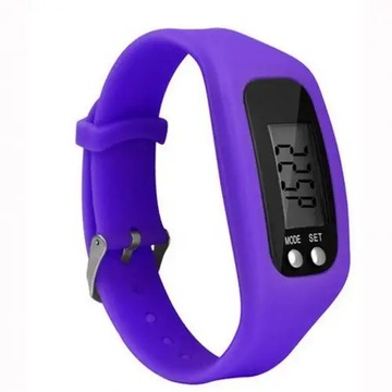 Sport Running Silicone Pedometer Calorie Step Counter Digital Watch