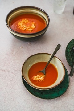 Керамический ужин Служба 18 элементов для 6 человек зеленый серый омбрес