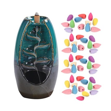 Mini wodospad kadzidło palnika Backflow budda kadzidełko z wodospade~14805