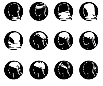 Chusta komin tuba pomarańczowa