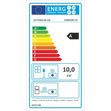 PIEC NA DREWNO Z PIEKARNIKIEM I FAJERKĄ DO GOTOWANIA COMFORT KF 10kW ECO