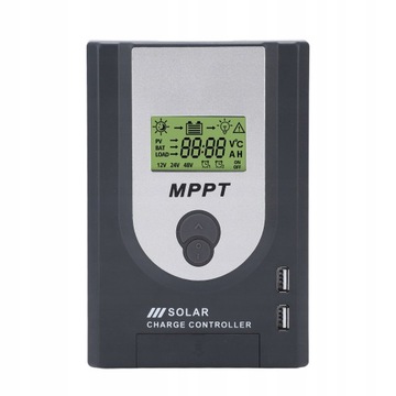 Solarny regulator ładowania MPPT 12V/24V LCD 40A