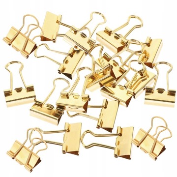 1 Box of Binder Clips Metal Paper Clips